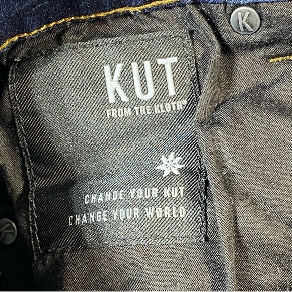 Kut From The Kloth Jeans Womens 10 Blue Connie Ankle Skinny Frayed Hem Denim - Picture 9 of 15